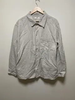UNIQLO コットンリネンシャツジャケット ナチュナル XXL