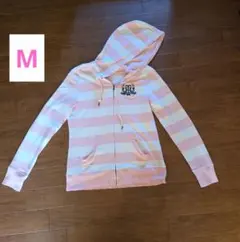 【美品】TOMMYHILFIGER 裄丈ピンク パーカー(メンズ・レディース)のサムネイル