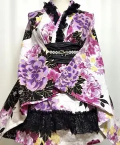L③浴衣ドレス 地雷系 量産型 姫ギャル ロリータ - メルカリ