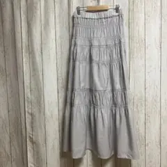 ティアード ロングスカート Mサイズ