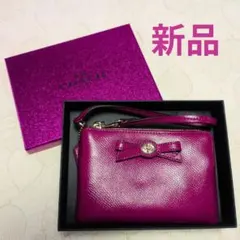 【新品】COACH(コーチ) コーナージップリストレット(ポーチ・小物入れ)のサムネイル
