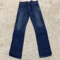 Lee デニムパンツ　ストレート　ジーンズ　リー　レザーパッチ