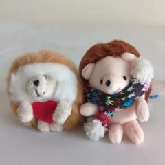 サンレモンウィング、GUND、マスコット　ハリネズミ　セット