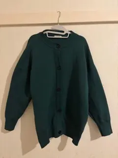 INGNI 深緑 長袖 カーディガン
