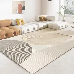 フランネルラグ 120x160cm モダンデザイン