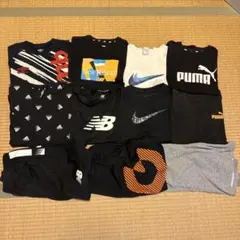 半袖Tシャツ、短パンまとめ売り（Nike, Adidas,puma等）150㎝