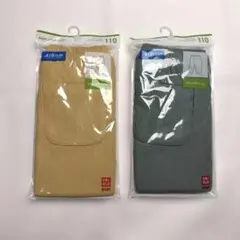 UNIQLO AIRism レギンス 7分丈 110cm 2枚組
