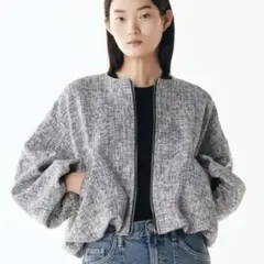 ZARA 구조 폭탄 재킷 블루존