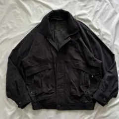 80s vintage】リバーシブル スイングトップ ブルゾン ベロア 短丈
