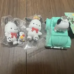 サンリオ ポチャッコ シークレットフィギュア くるま形ライトキーホルダー