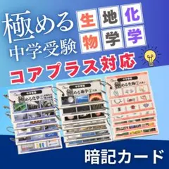 中学受験 暗記カード　社会地理①(分野別)　サピックス　コアプラス　予習シリーズ 中学受験 暗記カード 社会地理①(分野別) サピックス コアプラス 予習