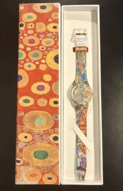 セール　新品未使用　swatch クリムト　MoMA 美術館　GZ349 24時までセール新品未使用 swatch クリムト MoMA 美術館 GZ349 - メルカリ