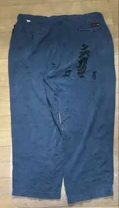 極太ワークパンツ　40×37 CINTAS bboy カンマン　梵字のサムネイル