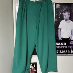 tightbooth baggy slacks teal