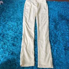 ストレッチパンツ　薄イエロー　Ｍ