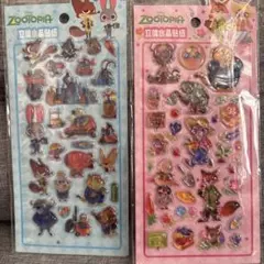 ズートピア ボンボンドロップシール　2枚　ディズニー