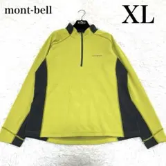 オ*レ様 XL✨モンベル ジオライン 3Dサーマル ジャケット イエロー　ロゴ