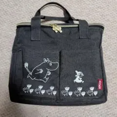 ムーミン &リトルミィトートバッグ ダークグレー