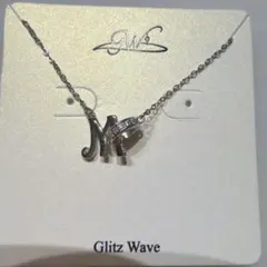 Luludiy Glitz Wave シルバーネックレス M