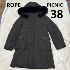 ROPE PICNIC 黒 ダウンジャケット Mサイズ、値下げしました⭐︎ ROPE' PICNIC（ロペ ピクニック） ダウンコート ダウンジャケット