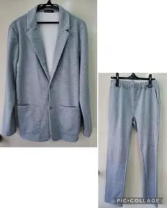 ③Skkone Collection メンズ スエット カジュアルスーツ L