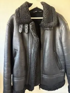 ZARA ダブルフェイス　フェイクレザージャケット　M