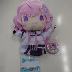ホロライブプロダクション ぬいぐるみとバッチのセット