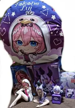 ホロライブ フィギュア クッション まとめ売り ラプラスダークネス 鷹嶺ルイ