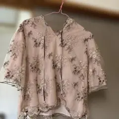 mysty woman 花柄刺繍 チュール 半袖トップスのサムネイル