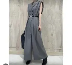 ウエストマークジャンプスーツ