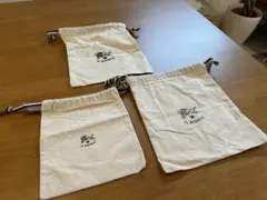 イルビゾンテ コットン巾着袋 3個セット