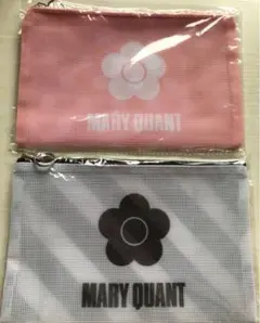 MARY QUANT.ノベルティ2点セット(メッシュフラットポーチ)