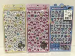 正規品ボンボンドロップシール　しずくちゃん　アルファベット3点セット
