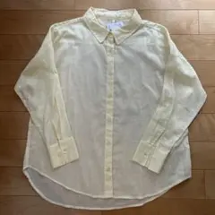 coca ガーゼシャツ　M イエロー