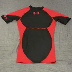 under armour Tシャツ 黒/赤 Sサイズ