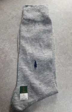 POLO・collectionグレーソックス 25〜26サイズ