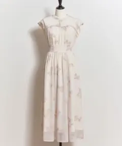 フロッキーフラワーワンピース