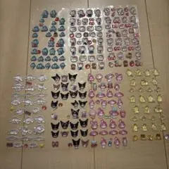 サンリオ ボンボンドロップシール 7種セット　中身のみ　10枚使用