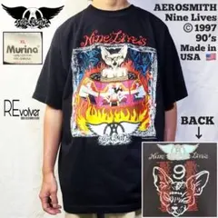 90s 90年代 AEROSMITH Nine Lives ヴィンテージTシャツ