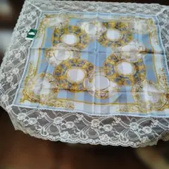 MINTON ハンカチ レース付き ブルーのサムネイル
