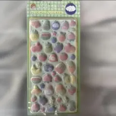 フロッキーシール　ぷっくり　立体　ドロップ