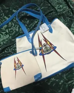 ヴィヴィアンウエストウッド トートバッグ3wayターコイズ