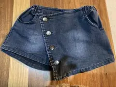 美品デニムショートパンツ　キッズ140