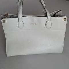 【破格】FURLA グレー レザー トートバッグ