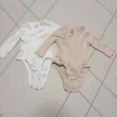 H&M 長袖ロンパース 2枚セット