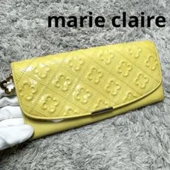 marie claire マリクレール 長財布 フラップ式 エナメル エンボスのサムネイル