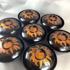 【良品】輪島塗 小崎清人 木地呂 吉野絵 煮物椀 5客 雑煮椀/大椀 漆器/食器 2025年最新】吉野 椀の人気アイテム - メルカリ