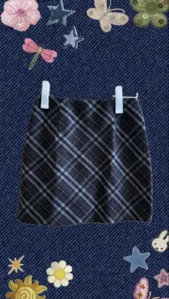 チェックスカート