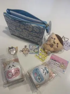 ちーかわぎゅぎゅっとハチワレ3ポケットポーチ　チーカワちゃん詰め合わせ