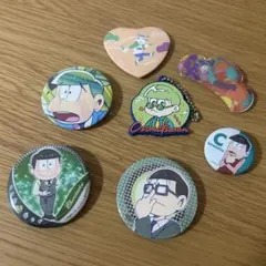 【おそ松さん】チョロ松 缶バッジ ラバスト セット